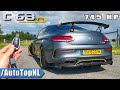 Mercedes AMG C63 R 745HP REVIEW POV Test Drive on AUTOBAHN & ROAD by AutoTopNL