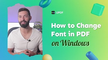 How to Change Font in PDF on Windows