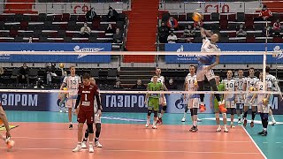 Volleyball. Spikes. Russia. Zenit St. Petersburg vs Fakel Novy Urengoy #4
