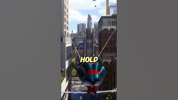 What happens if you try to swing slingshot in Spiderman 2. #spiderman #videogames