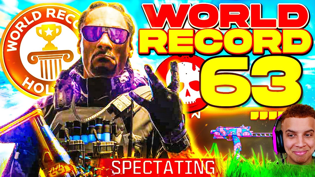 WORLD RECORD 63 KILLS SOLO on Rebirth Island Warzone 3! - YouTube