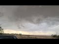 Tornado south of Paducah, Texas and Crowell, Texas