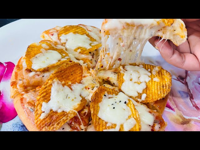 6 min Pizza Recipe ! Pan Pizza kids special pizza ! without oven Pizza Recipe ! instant Pizza ! | Mona