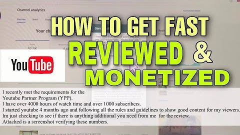 HOW TO GET FAST REVIEWED & MONETIZED | EFFECTIVE | EASY WAY