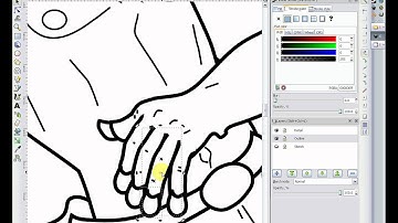 Inkscape Vectorization Tutorial, part 8 - Touching up