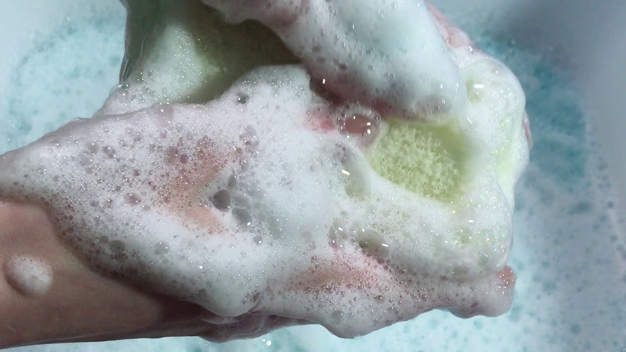 Asmr Soapy Sponge Squeezing And Scratching Youtube