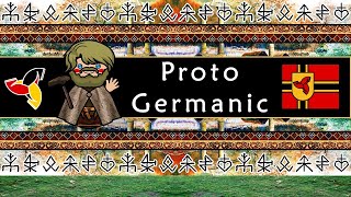 The Sound of the Proto-Germanic language (Numbers, Vocabulary & Story)