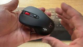 Keyboard-Mouse Set Wireless, Ergonomic Keyboard with quiet mouse & palm rest unboxing & instructions screenshot 5
