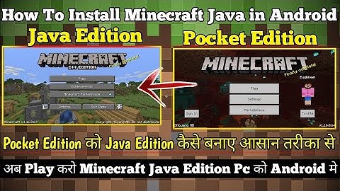 Minecraft Pocket Edition Convert to Java Edition || Easy And Simple Trick in 2023