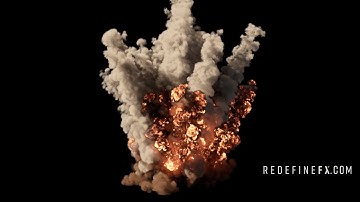 Dirt Explosion with RGB Mixing and Burning Fuel (Phoenix FD Course out now) by #RedefineFX