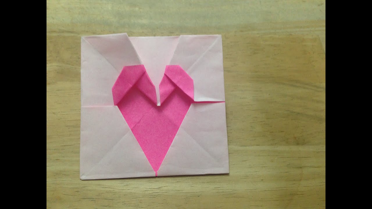 Origami Heart - Playing Card Symbol Tutorial - YouTube