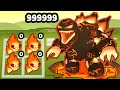 Merging a Fire Element to MAX LEVEL Monster