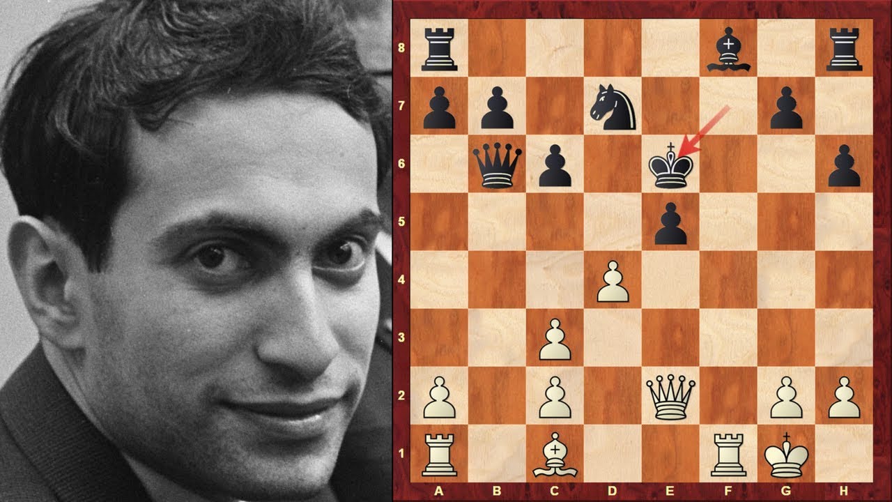 Mikhail Tal : The Magician, Queen sac, Chukaev vs Tal 1956, chess, Mikhail  Tal : The Magician, Queen sac, Chukaev vs Tal 1956 #chess, By Kings Hunt