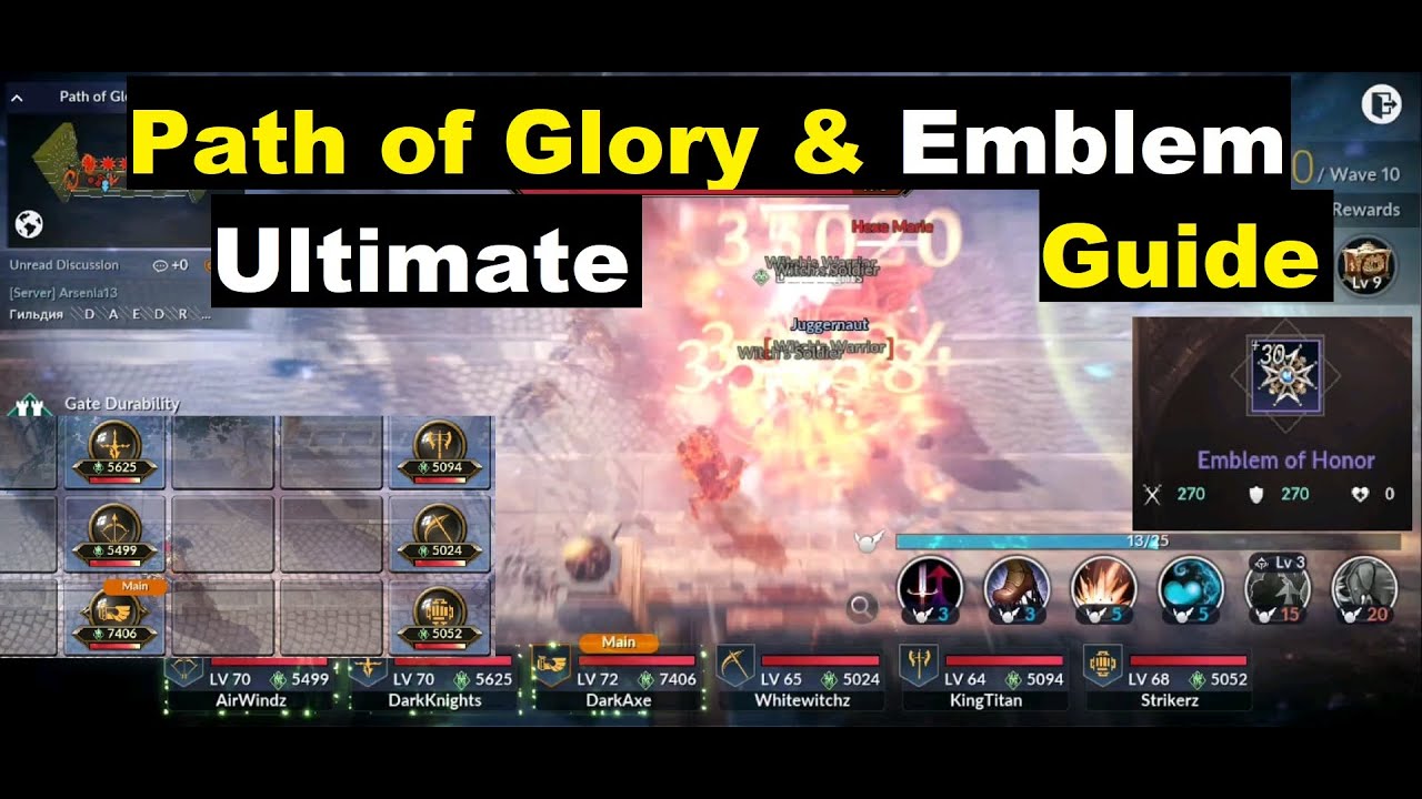 Black Desert Mobile Path of Glory & Emblem - Ultimate Guide & Strategy!