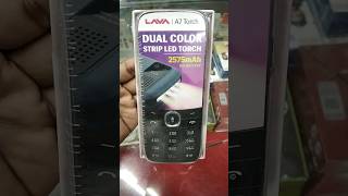 Lava A7 Torch Keypad Mobile Dual Colour Strip LED 2575maH Battery Unboxing Video #shorts #lava screenshot 5