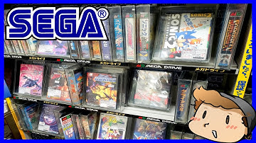 SEGA MEGA DRIVE Games at Trader in Akihabara (Selection and Prices)