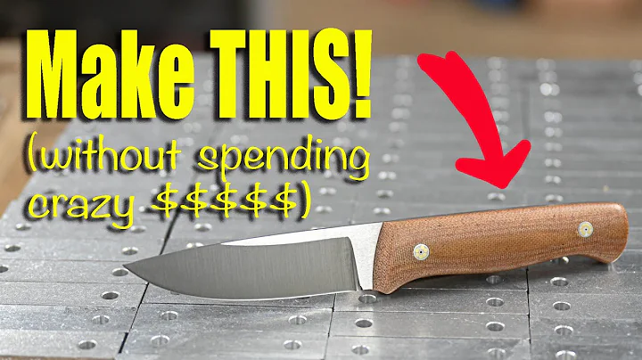 Knife Making for Normal Mortals! - Make A Simple Drop Point Hunter