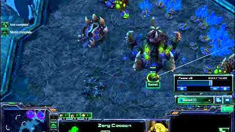 Starcraft II - Zerg vs Terran - Fast expansion + Roaches