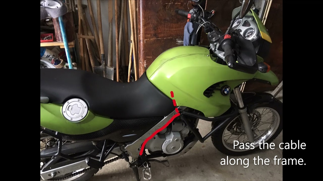 Rear Brake light switch BMW F650GS A Visual Guide. YouTube