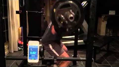 Squats while using PUSH band