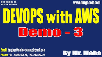 DEVOPS with AWS tutorials || Demo - 3 || by Mr. Maha On 21-12-2022 @8AM IST