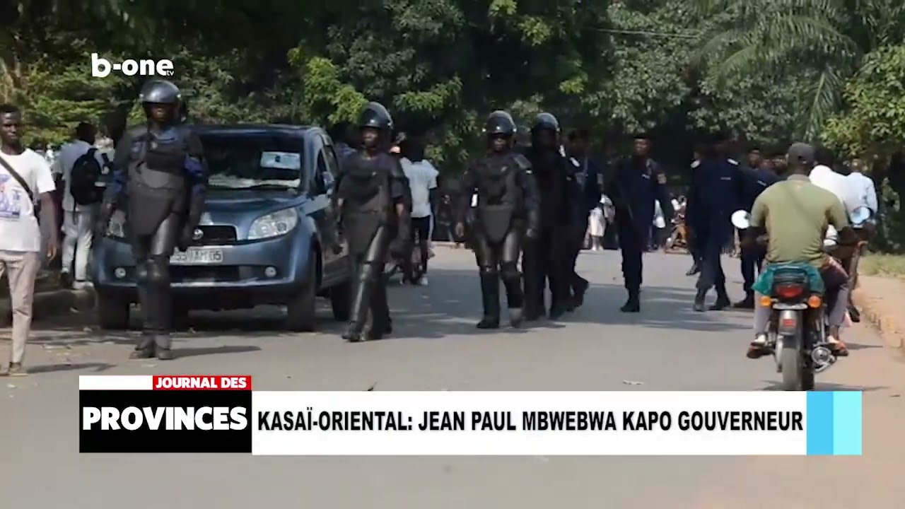 Kasaï - oriental : Jean Paul MBWEBWA KAPO gouverneur