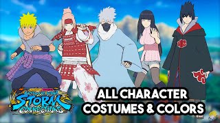 Naruto Storm Connections - All Unlocks Characters Costumes Clothes, Colors & More (4K 60FPS) screenshot 4