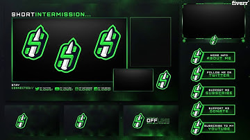 I will design an animated twitch overlay - Graphics for Streamers Services