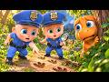 The Dino Kid Went Missing?! 😱 Police Search & Rescue Adventure | Kids Cartoon 🦖🚓