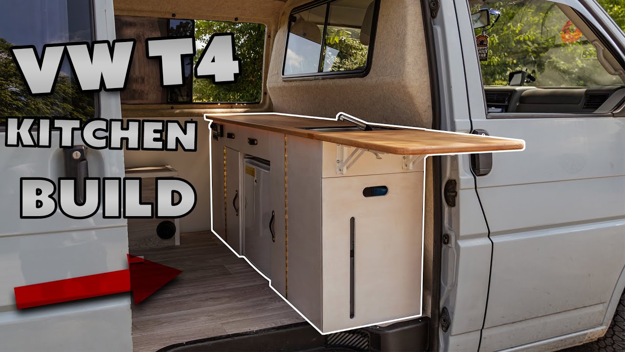 Camper Transformation VW T4 | Kitchen Build | Camper Conversion - YouTube