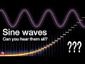 Sine wave frequencies  can you hear them all