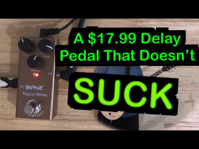 Forget Amazon Basics Pedals: Saphue Digital Delay, A $17.99 Delay Pedal -  YouTube