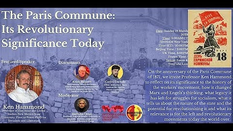 The Paris Commune: Its Revolutionary Significance Today
