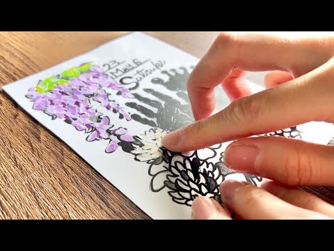 しらたま　自分で作る和紙ちぎり絵　花5枚セット しらたま 自分で作る和紙ちぎり絵 花5枚セット しらたま 自分で