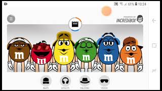 Jugando ala colaboración de Incredibox y M&M(Bite sizes)