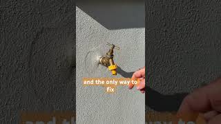 Outside tap stopped working? #fix #plumbing