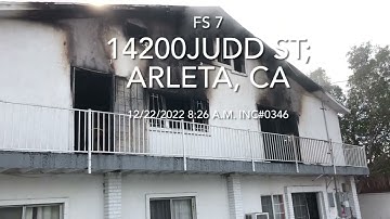 LAFD: Arleta Residence Destroyed | December 22, 2022