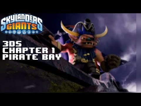 Skylanders Giants 3DS Chapter 1 - Pirate Bay (Eye Brawl Gameplay)