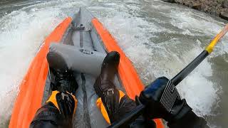 Toutle River March 6, 2021 2250 CFS Aire Lynx Inflatable Kayak Terry Bailey