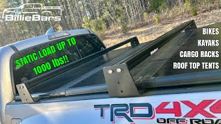 Truck Bed Crossbars + Tonneau Cover | BillieBars