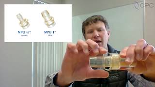 Introducing the MPU 1" connector