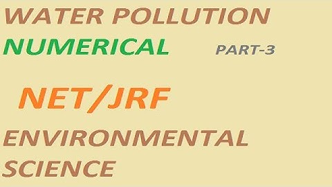 NTA NET/JRF ENVIRONMENTAL SCIENCE previous year NUMERICAL      PART 3