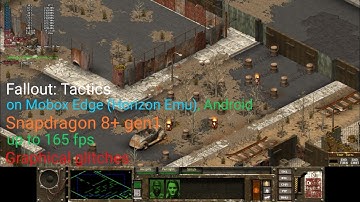 Fallout: Tactics on mobox edge, Android (Horizon Emu) (non-root) (rog phone 6)