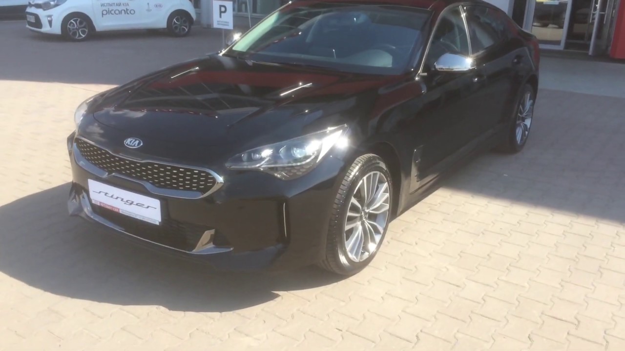 Видеопрезентация автомобиля Kia Stinger 2.0 Style 4 WD Aurora Black