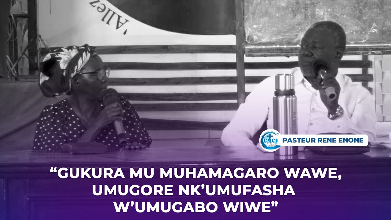 GRANDIR DANS SON APPEL, LA FEMME COMME AIDE DE SON MARI / PASTEUR RENE ENONE