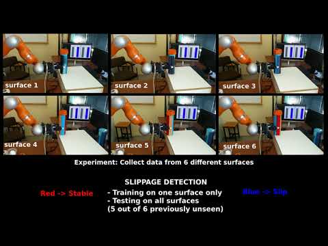 Slippage Detection during Robot Grasping using Machine Learning