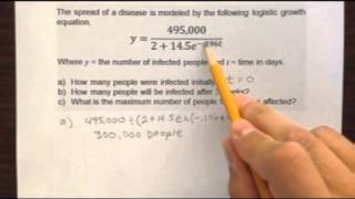 Logistic growth function for ZOMBIES!