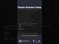 🗿 Simple Backend Setup in Node.js 😍 #nodejs #programming #animation #linux #coding #backend