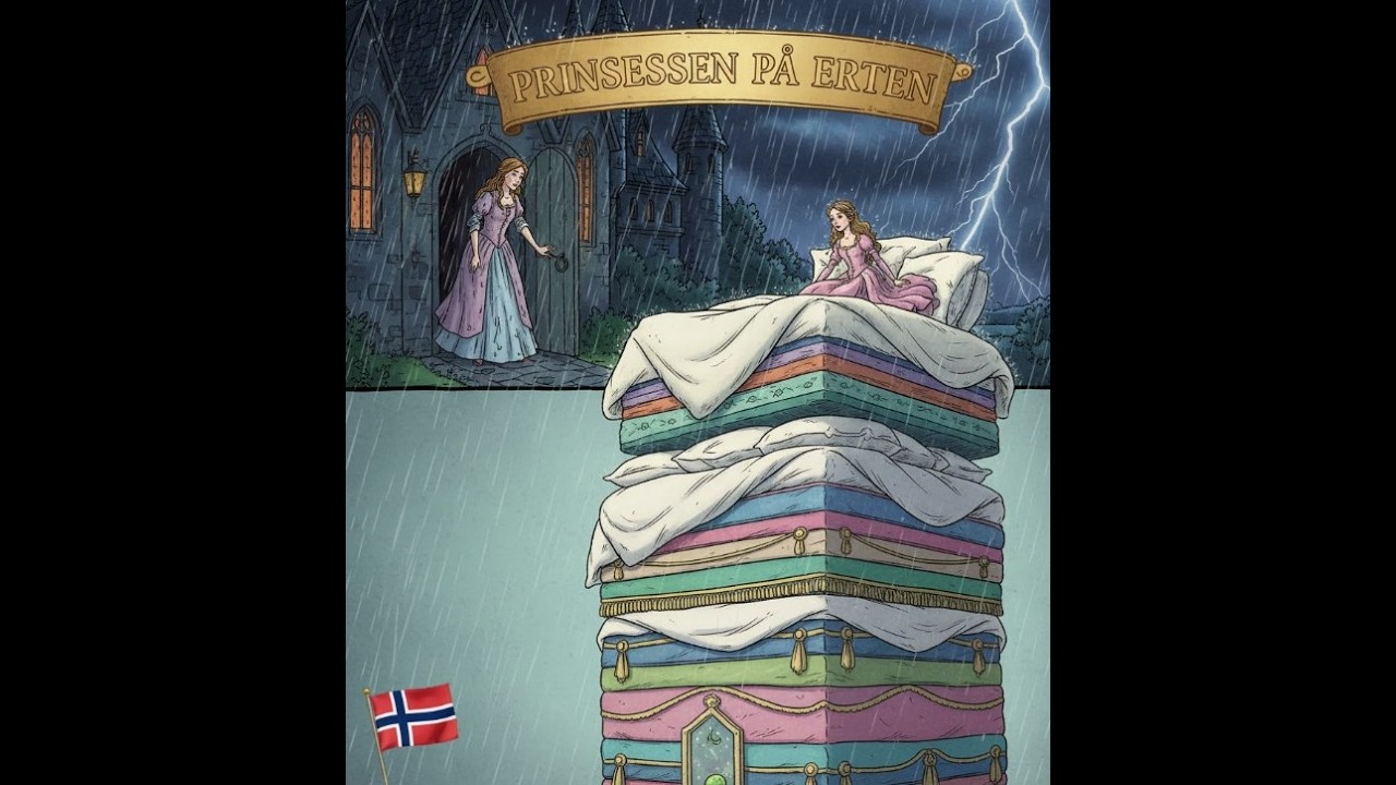 👑 PRINSESSEN PÅ ERTEN | En ekte klassiker av H.C. Andersen ✨🛏️