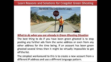 How to post an ad on craigslist without getting flagged or ghosted